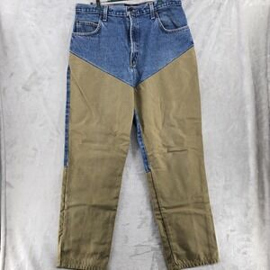 RedHead Jeans Mens Field Pants Indigo Denim Brush Outdoor Size 34x32 ( Read)
